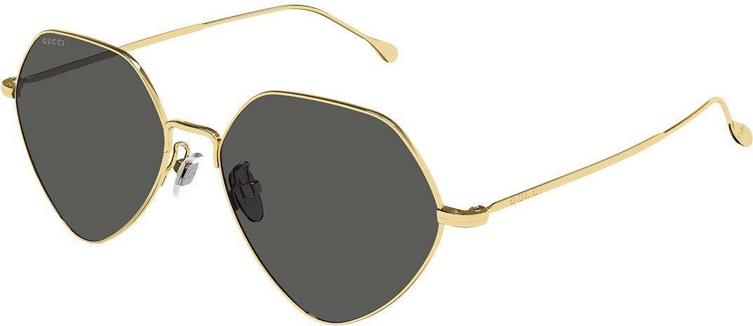 Gucci Geometric Frame Gold