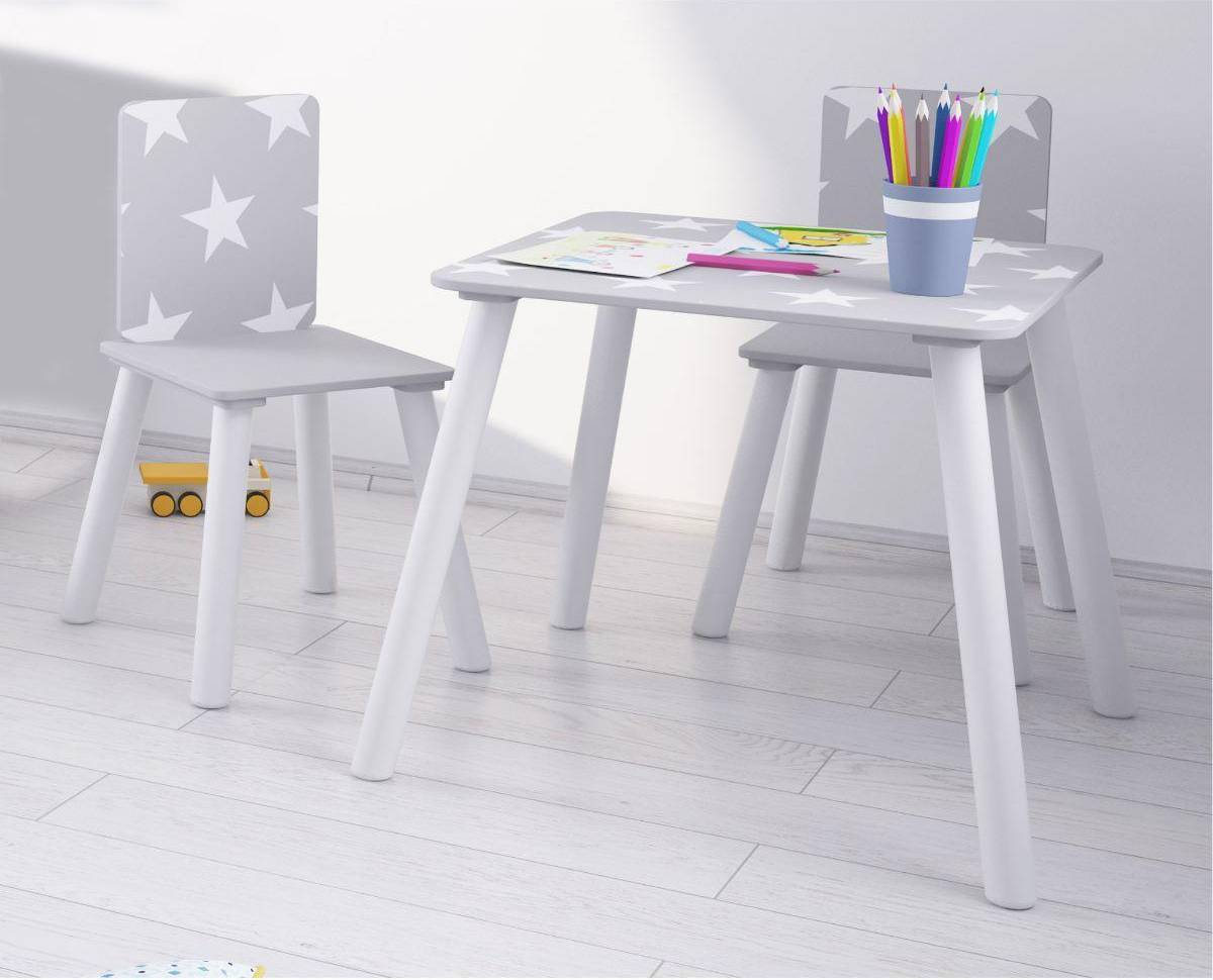 Star Table Set With 2 Chairs