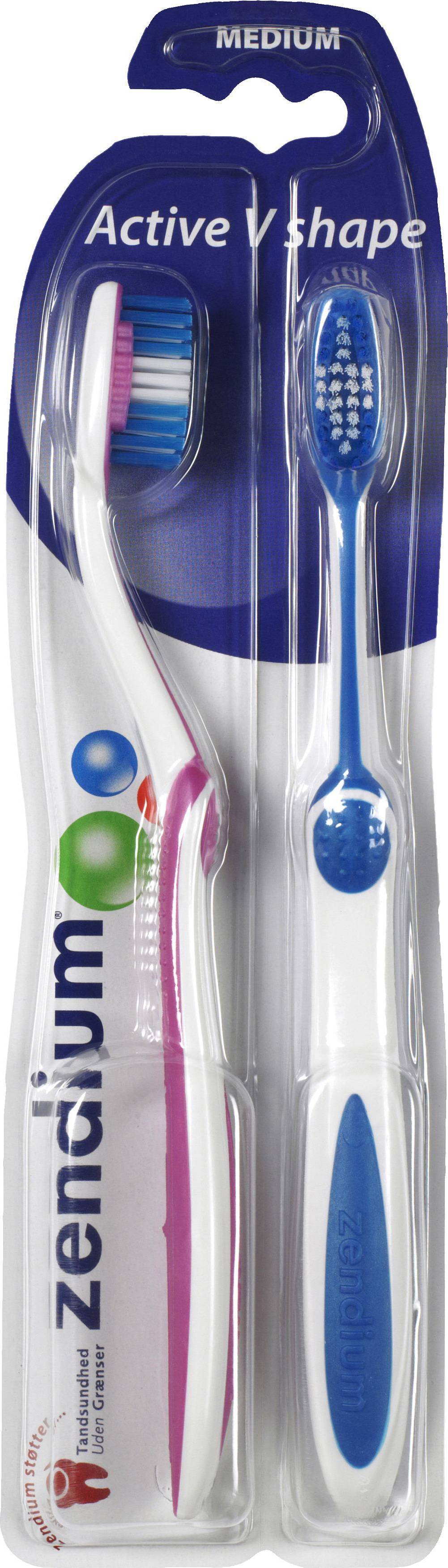 V-Shape 2-pack Toothbrushes 2