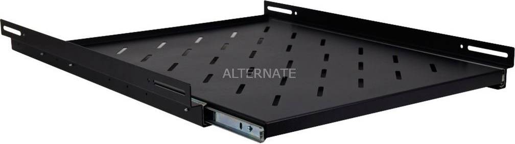 Inter-Tech SWS-550/800 Utdragbar Rackhylla - Svart