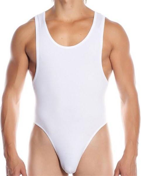 Men String Body White Large