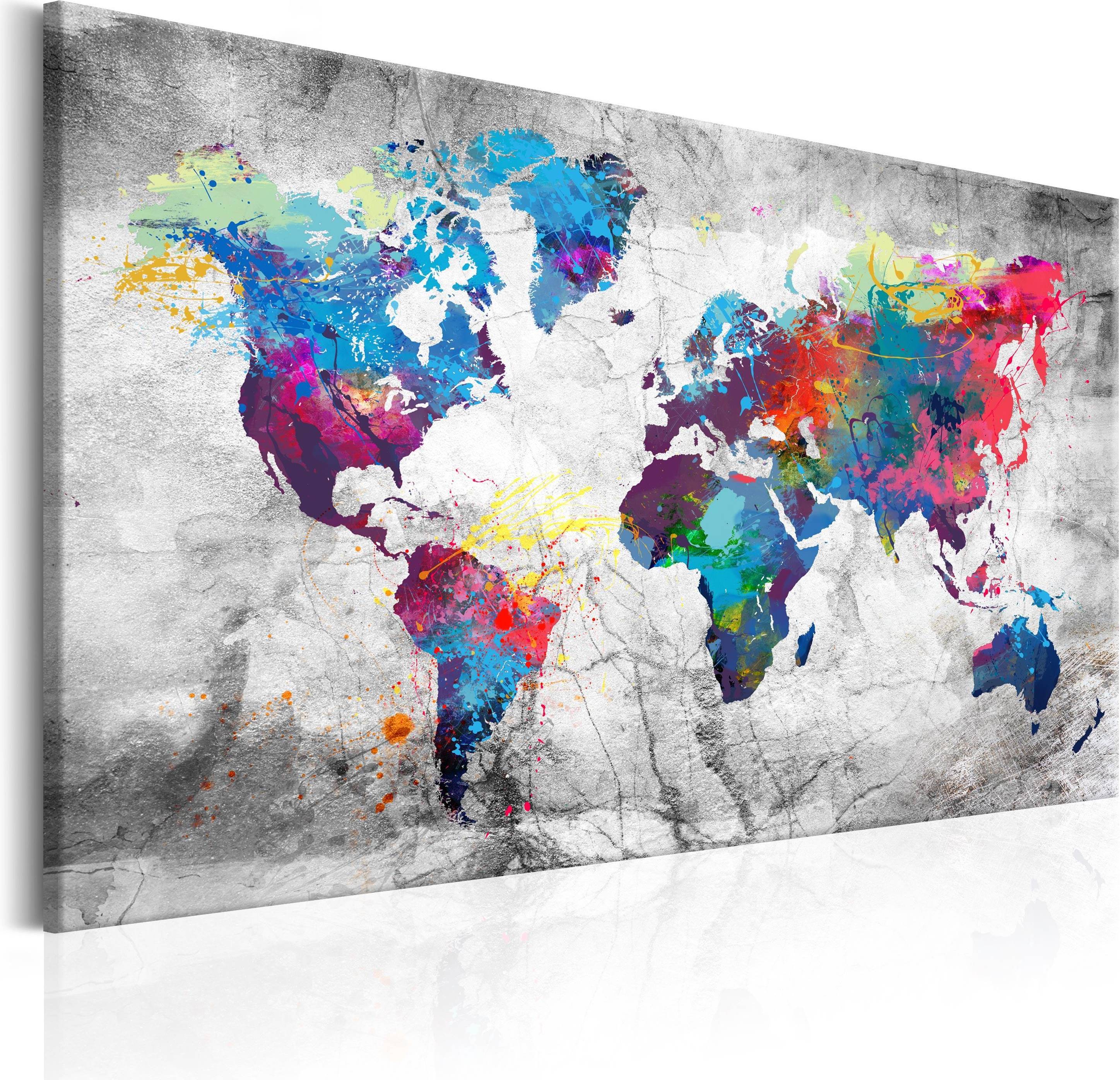 Colorful World Map