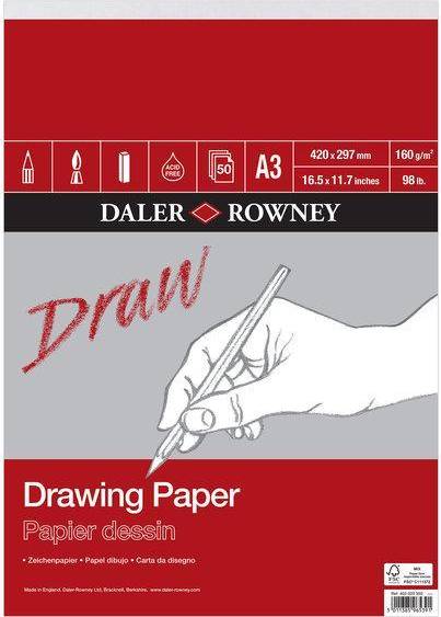 A3 ark Daler Rowney Ritblock Draw A3