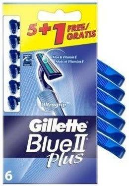 Gillette Blue II Plus Disposable Razor 6 st