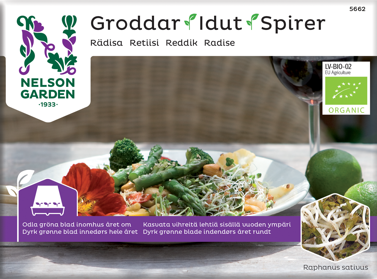 Nelson Garden Groddar Rädisa