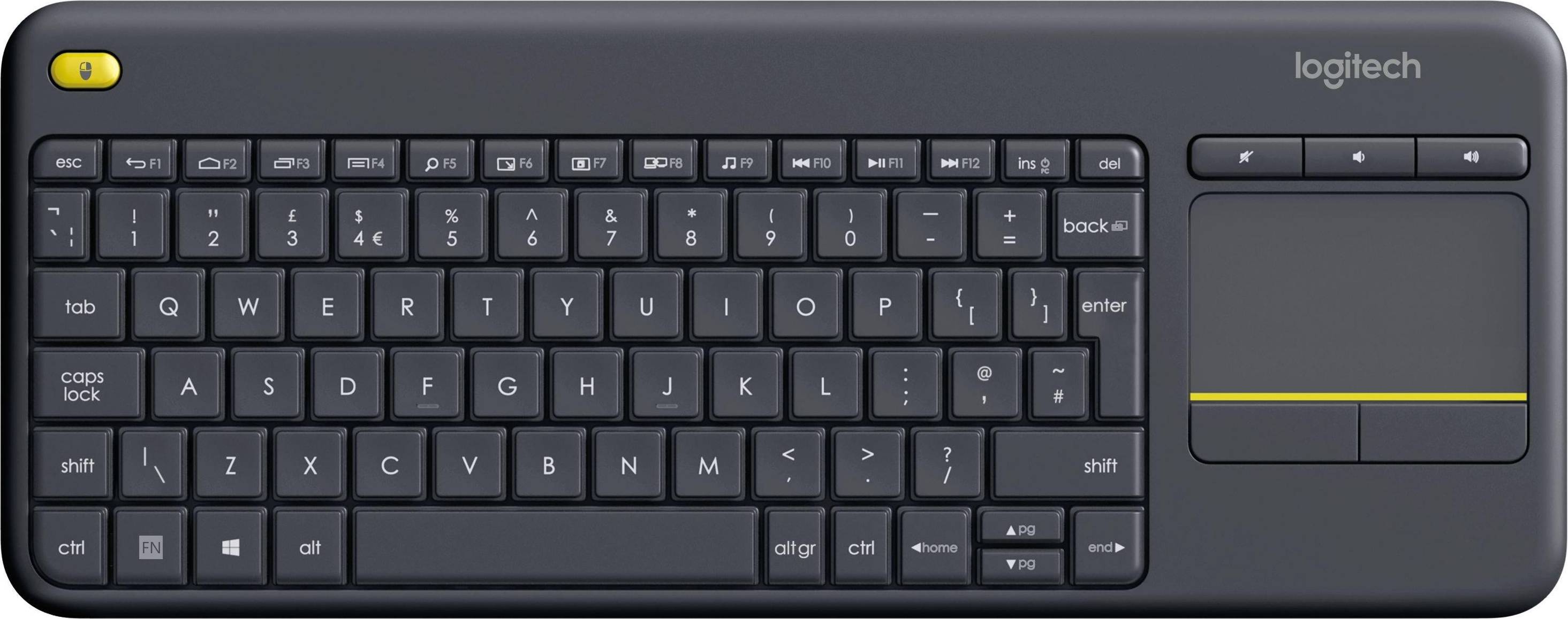 Logitech K400 Plus Wireless Touch Keyboard