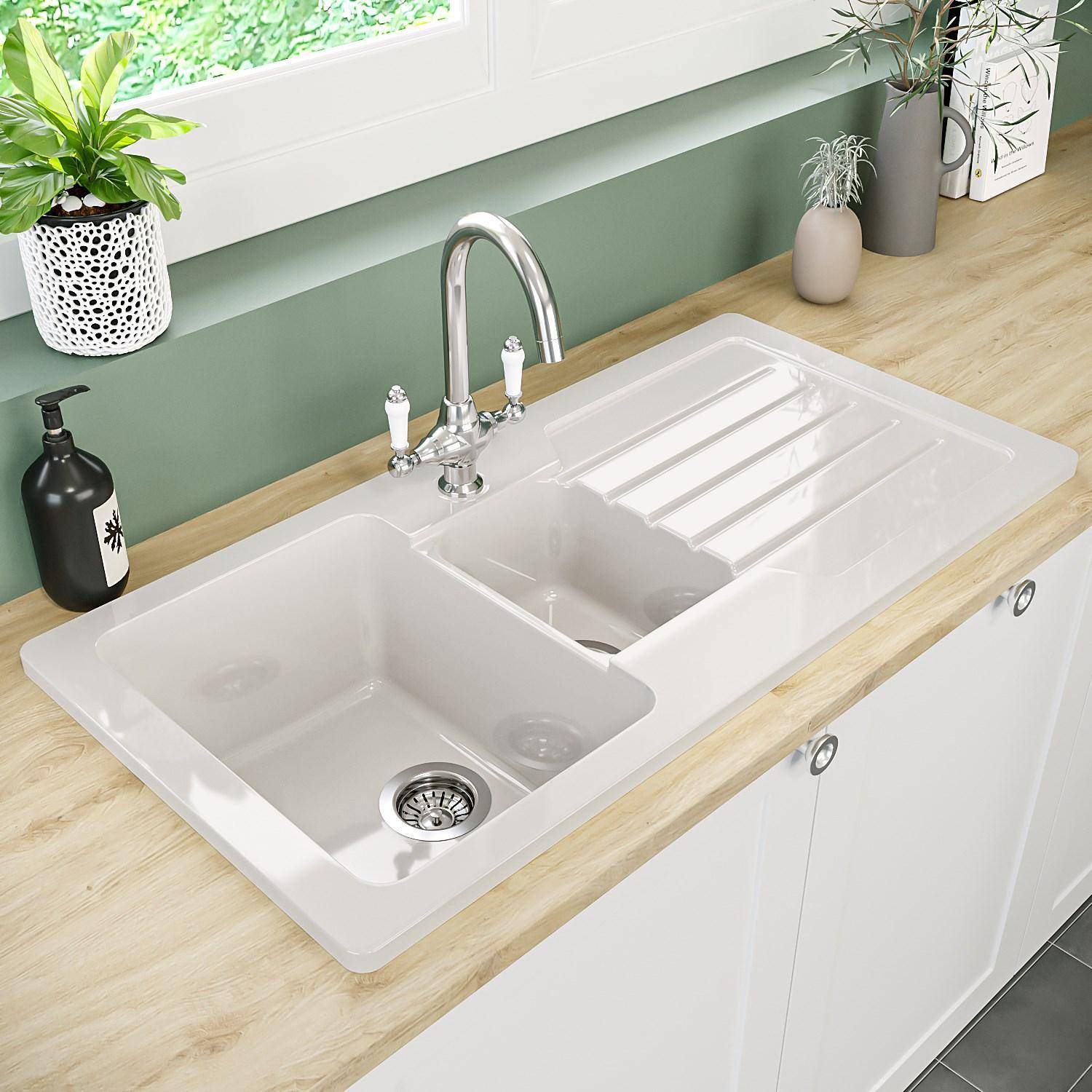 Alexandra 1.5 Inset Reversible Drainer