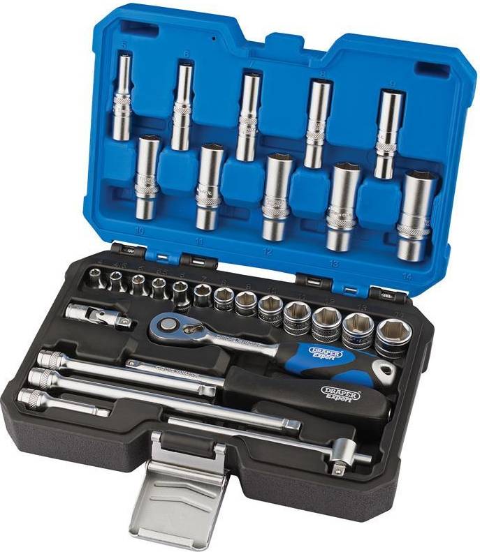 Draper 1.4" Square Socket Set