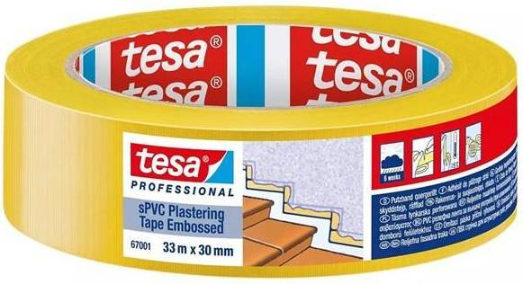 TESA sPVC Plastering Tape Embossed