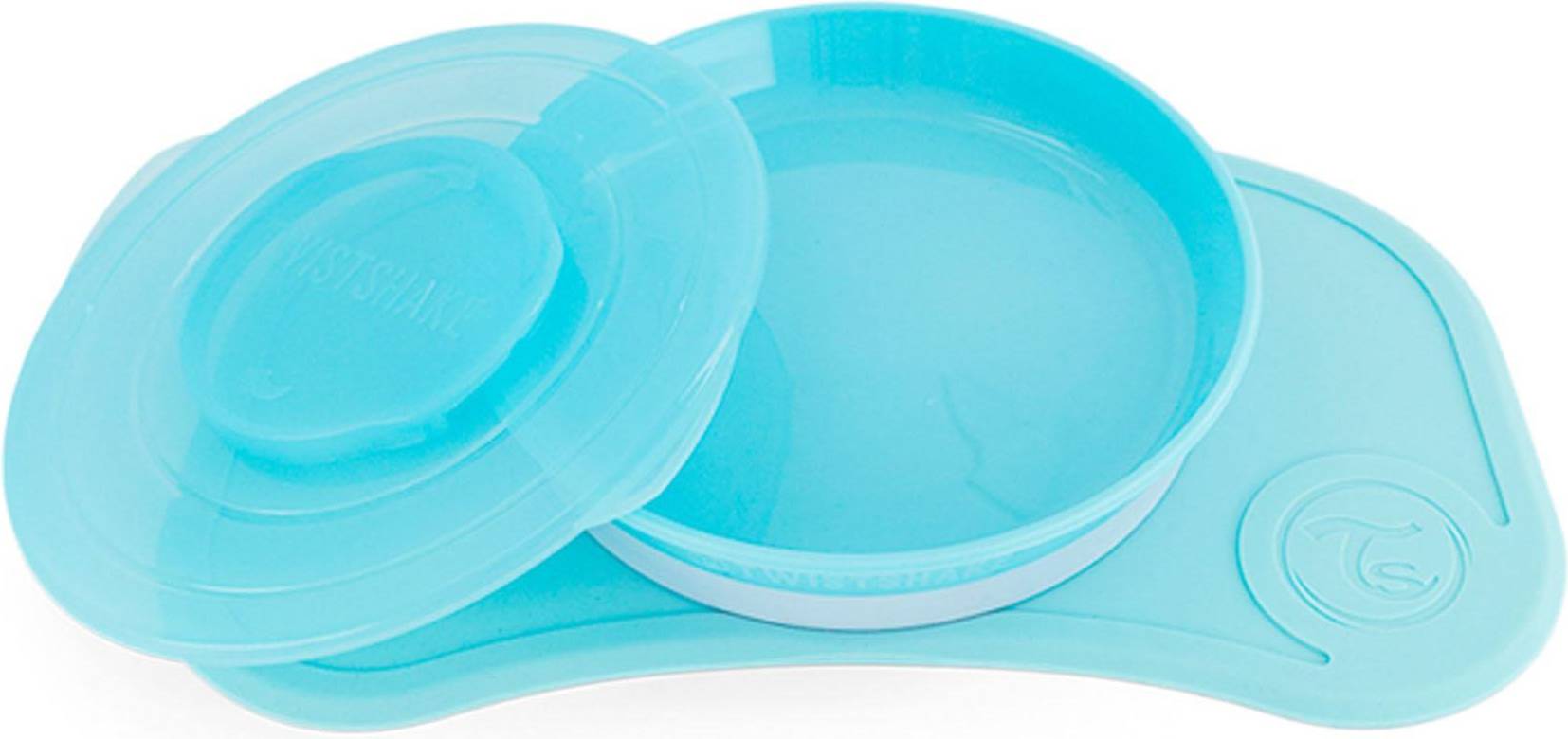 Click-Mat Mini Plate Pastel Blue 2 kpl