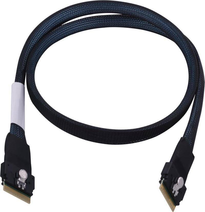 Microchip Technology 2305000-R ACK-I-SLIMSASX8-SLIMSASX8 SAS Cable 0.8 m - Black