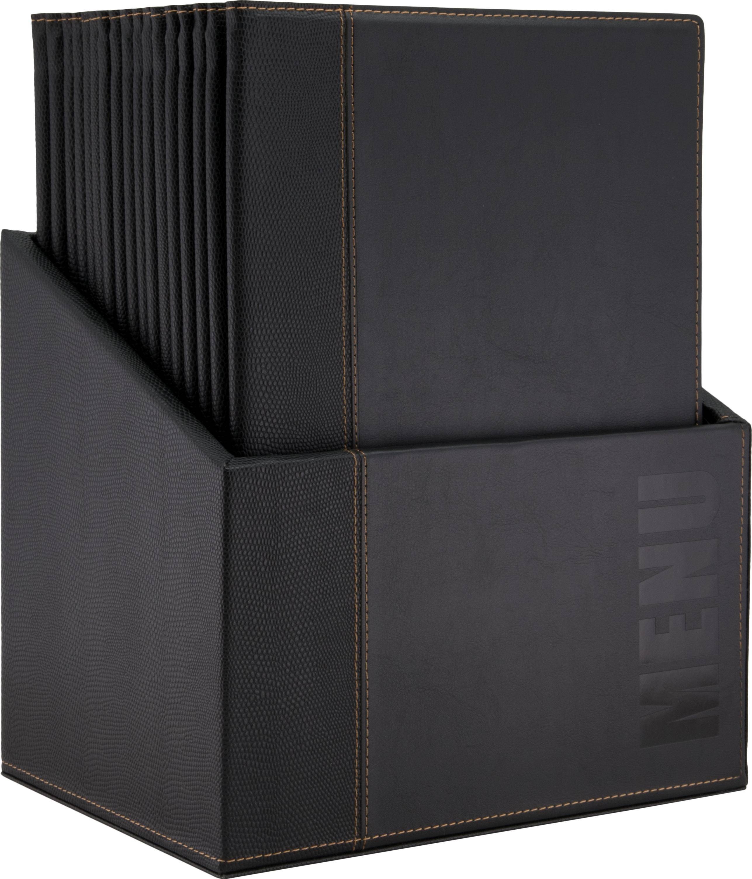 A4 storage boxes Securit Contemporary Menu Covers Storage Box A4 Storage Box