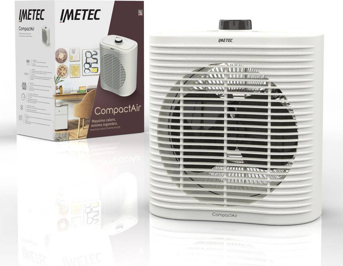 Compact Air Interno Bianco 2000W Riscaldatore Ambiente