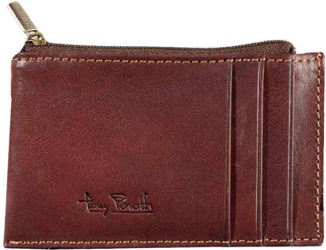 Card Wallet With Zipper Compartment