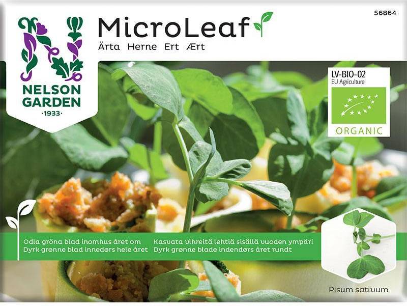 Nelson Garden Groddar Ärtskott Micro Leaf