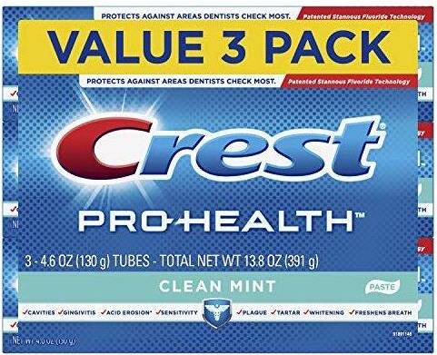 Pro-Health Smooth Formula Toothpaste, Clean Mint, 4.6 oz, 3 Count