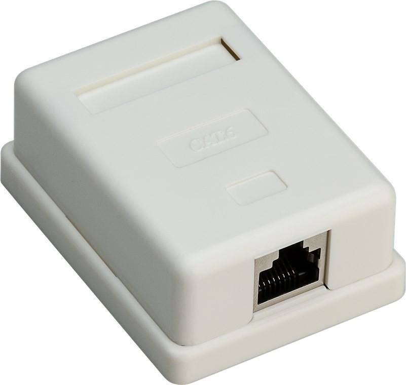 Goobay Pro 1-port RJ45 surface installation