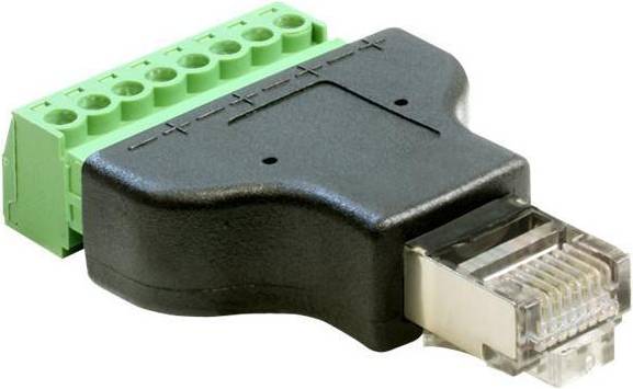 DeLock RJ45 Terminalblock Adapter