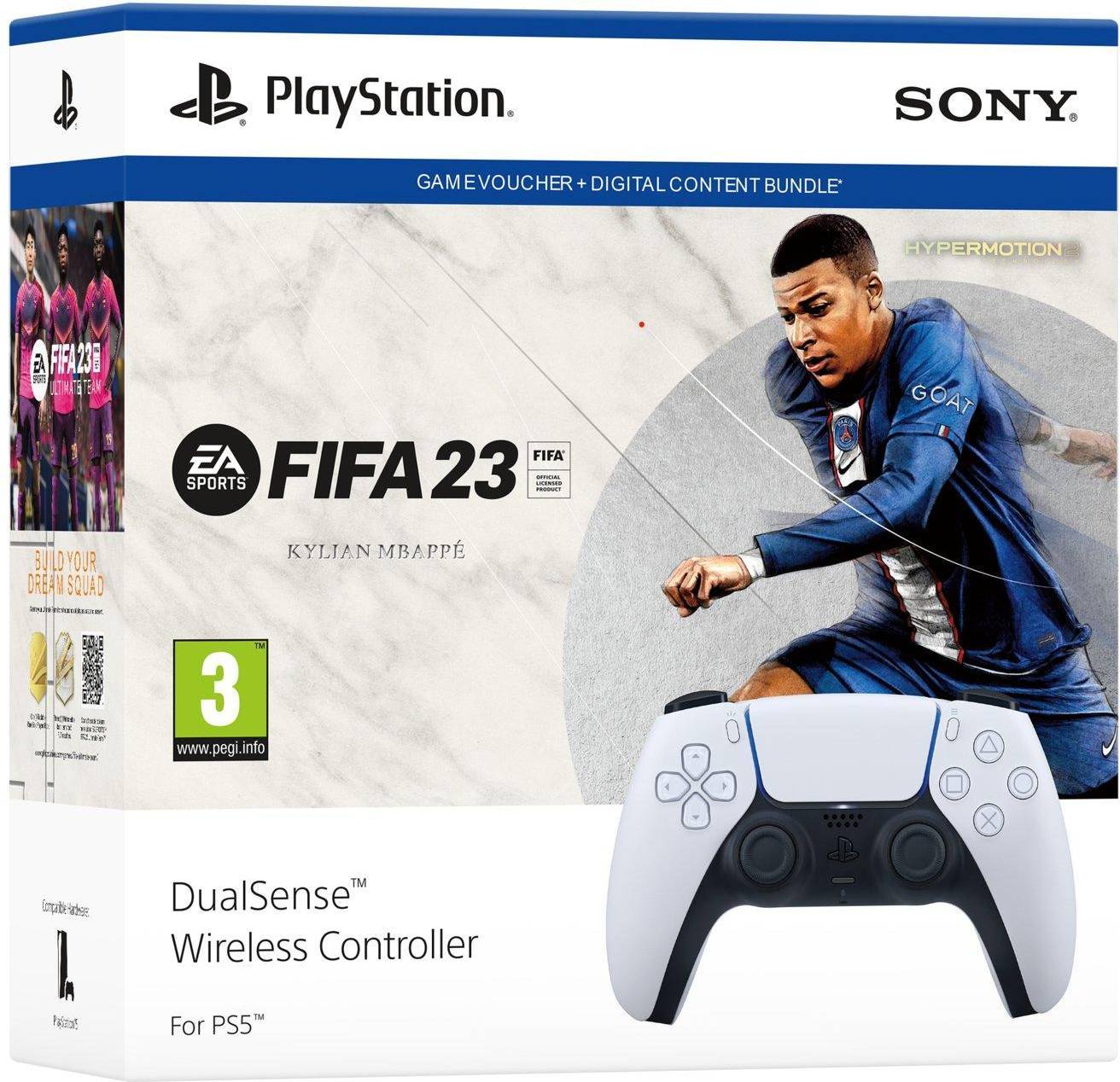 Sony playstation 5 controller Sony PS5 DualSense Wireless Controller + FIFA 23 Bundle