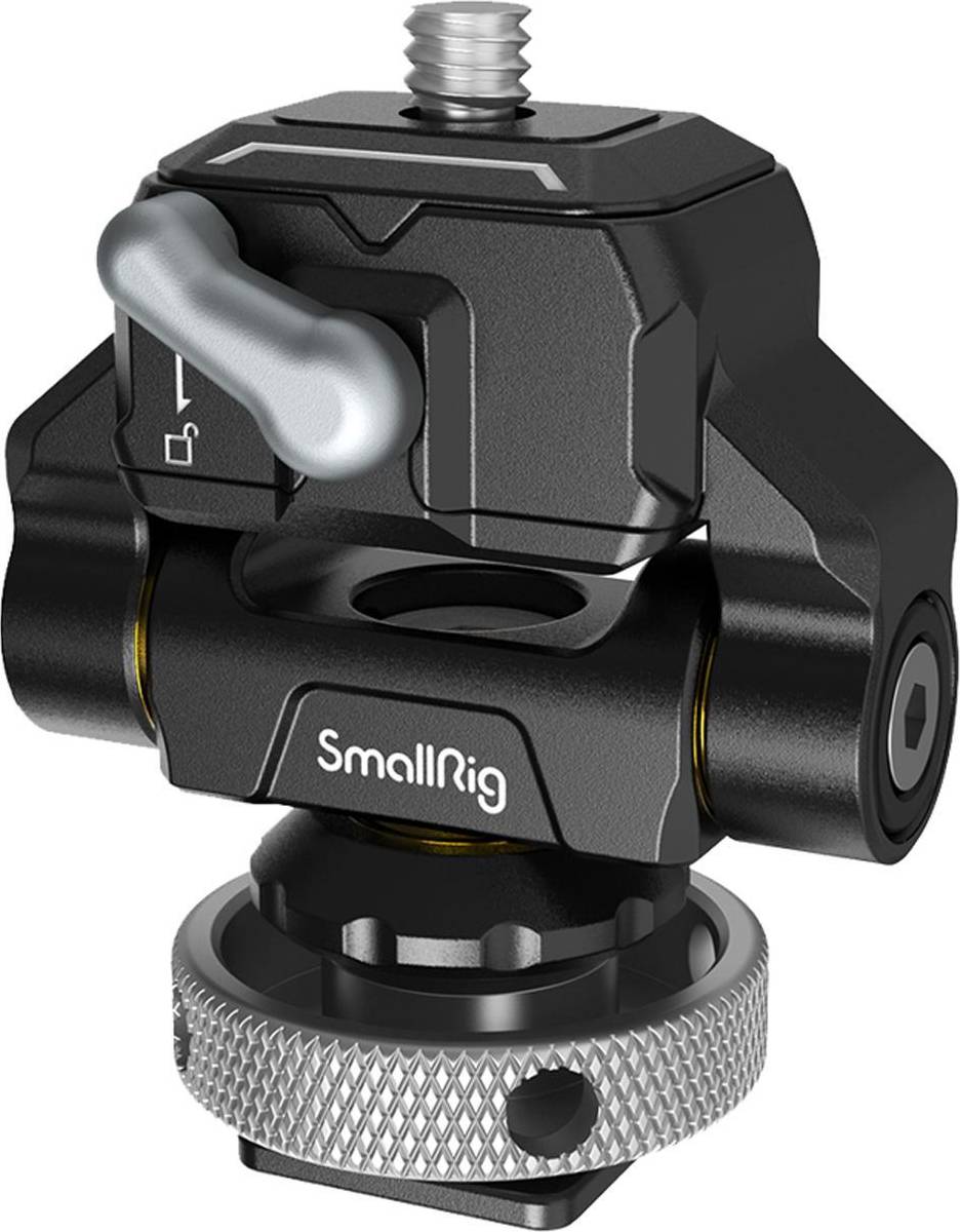 Smallrig monitor Smallrig Drop-in HawkLock mini Quick Release Monitor Mount with Cold Shoe
