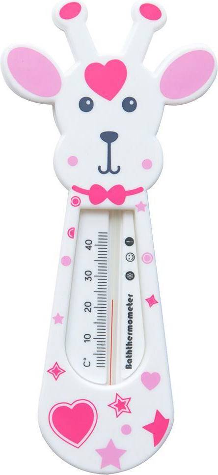 Giraff Badtermometer Rosa
