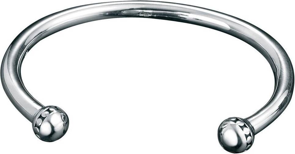 Fred Bennett Circle Pattern Bangle - Silver