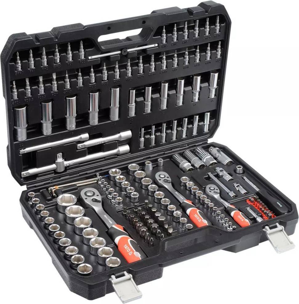 YATO 173 Ratcheting Socket Spanner Tool Kit