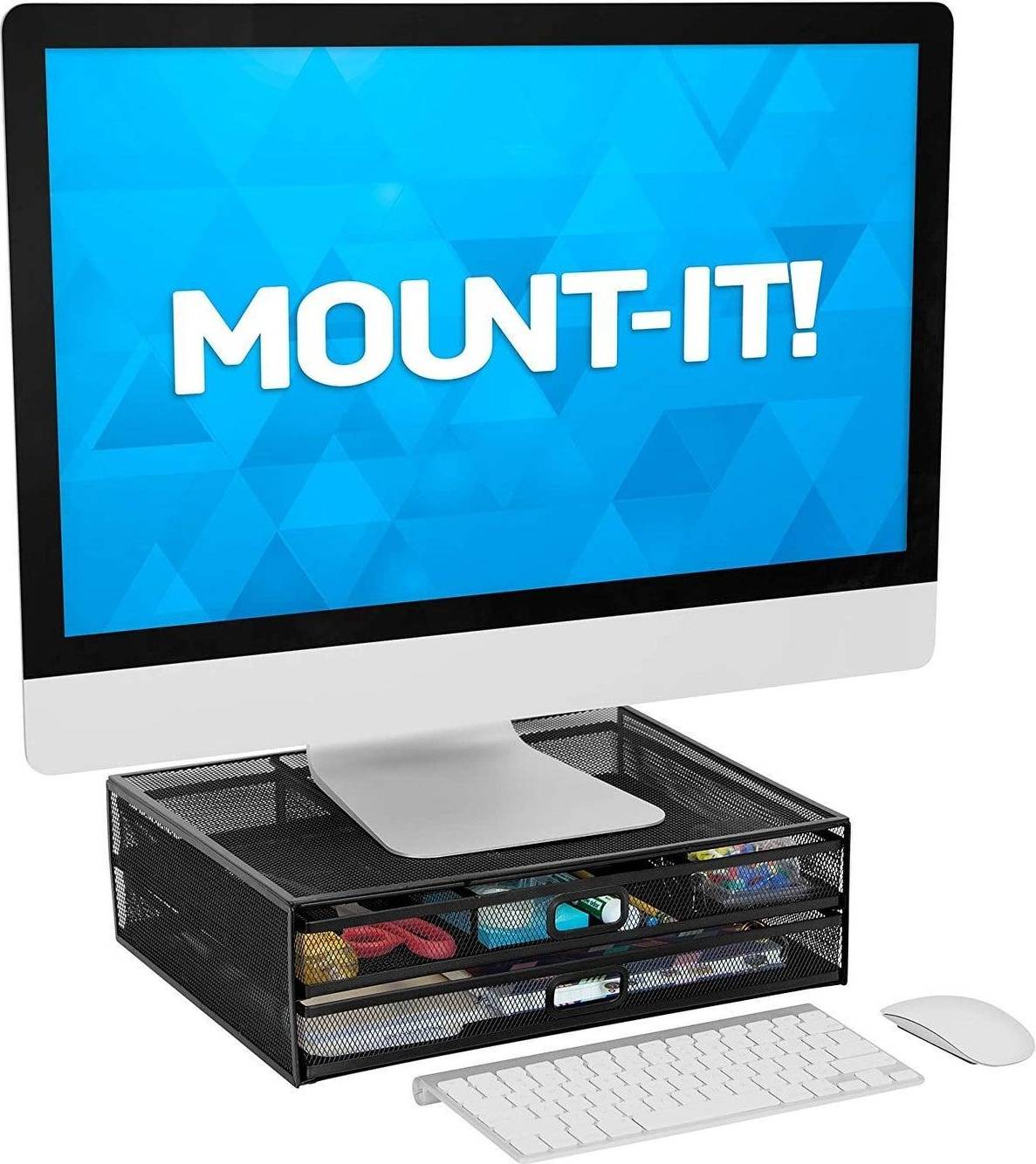 Mount-It! Mesh Computer Stand Riser