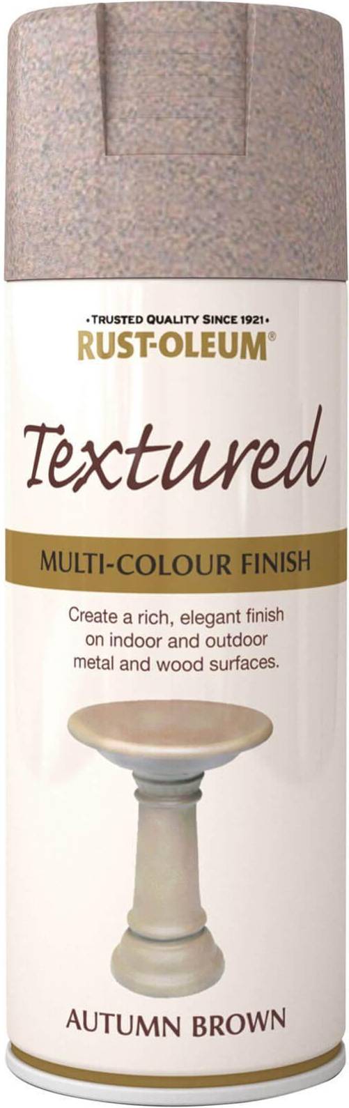 Rust-Oleum Stone Autumn brown Textured effect Multi-surface