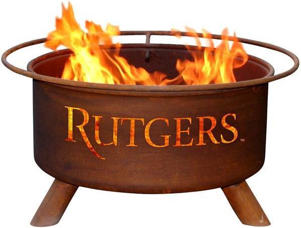 Patina Collegiate Fire Pit - Rutgers University