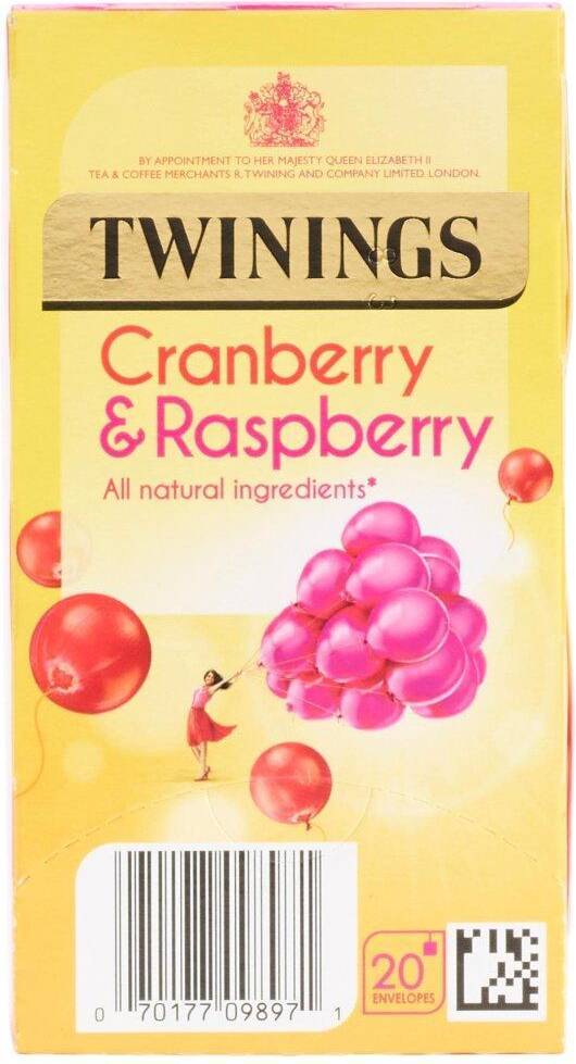 Cranberry Raspberry and Elderflower Tea