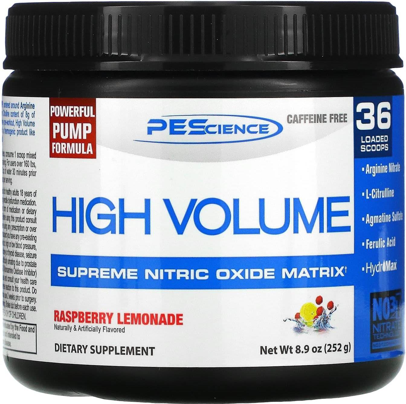 Pescience High Volume Supreme Nitric Oxide Matrix Supplement 252 g Raspberry Lemonade 1 st