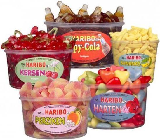 Haribo 1200 g.