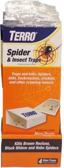 Terro Spider & Insect Trap, 4 Pack