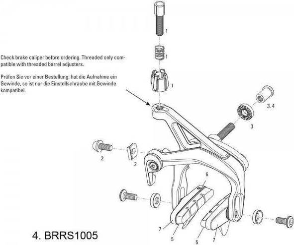 Sram Rival/force Brake Center Nut Set