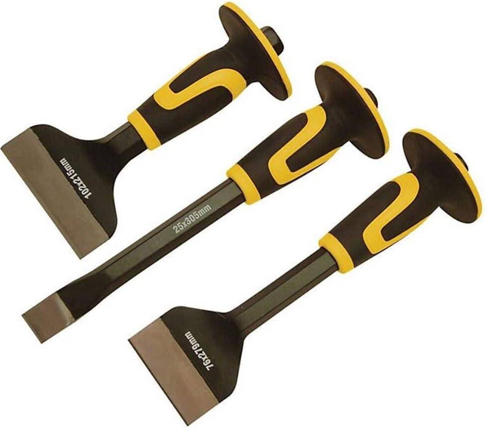 3 Bolster & Cold Chisel Set
