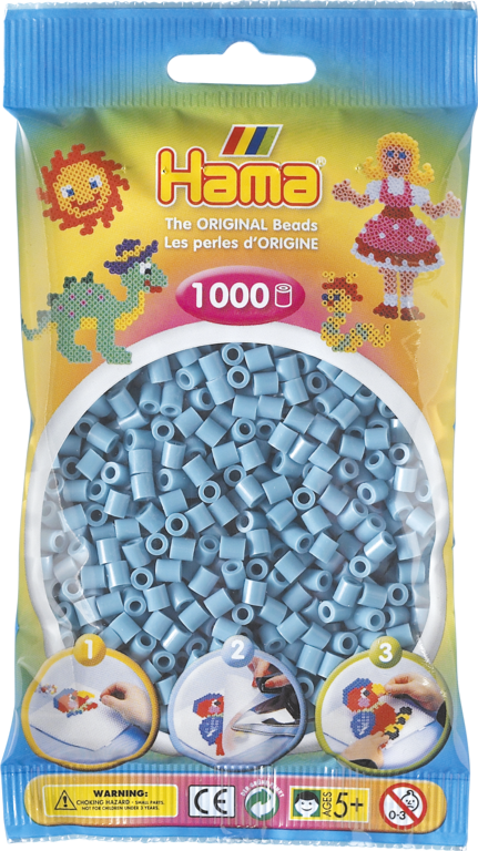 Hama Beads Midi - Turquoise 1000pcs.