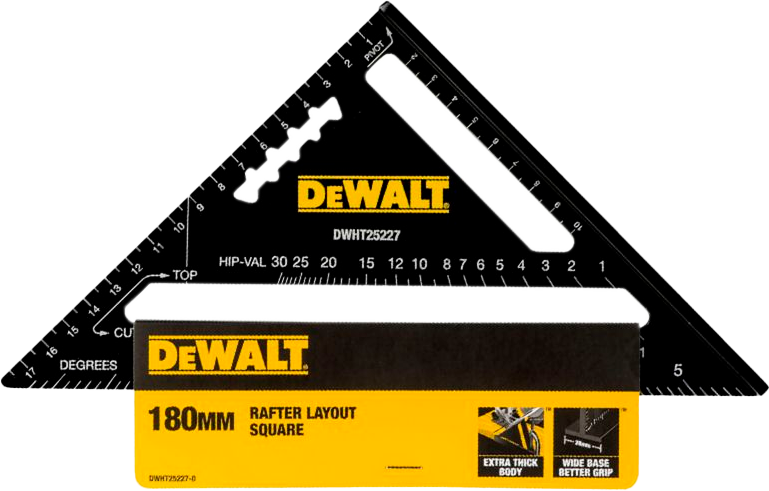 Dewalt DWHT25227-0 Rafter Layout Square