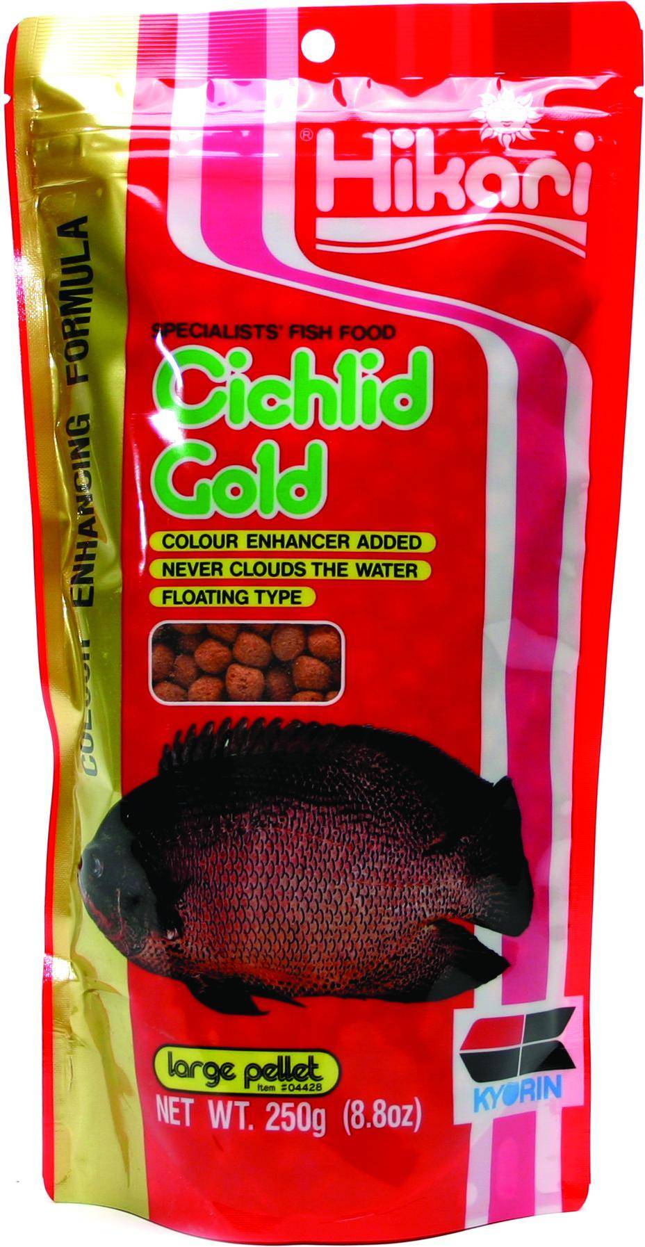 Fiskfoder Ciklid Gold Färg Large
