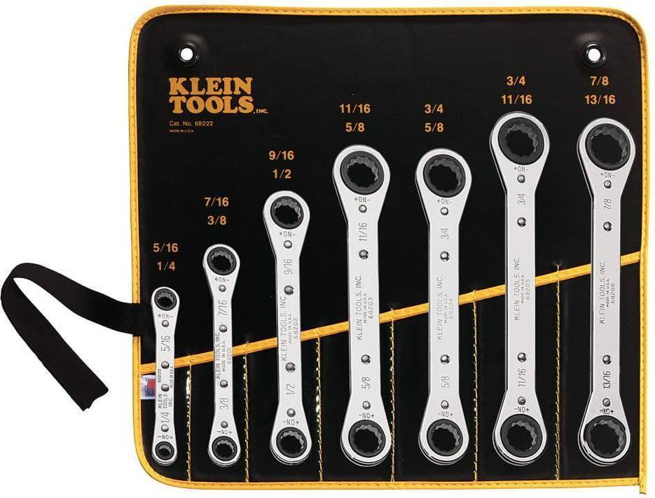 Klein Tools 68222 Ratcheting Box Wrench Ratchet Wrench