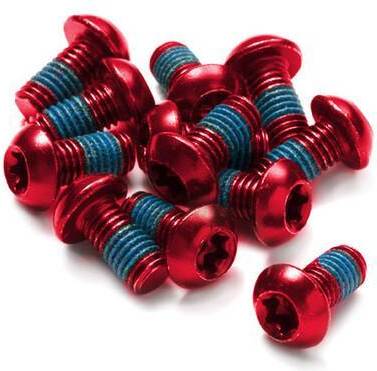 Reverse Components Disc Rotor Bolt Set 12 röd, M5