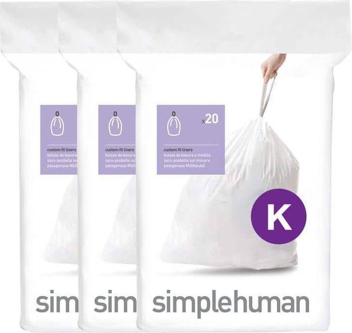 Simplehuman Code K Custom Fit Liners 45L
