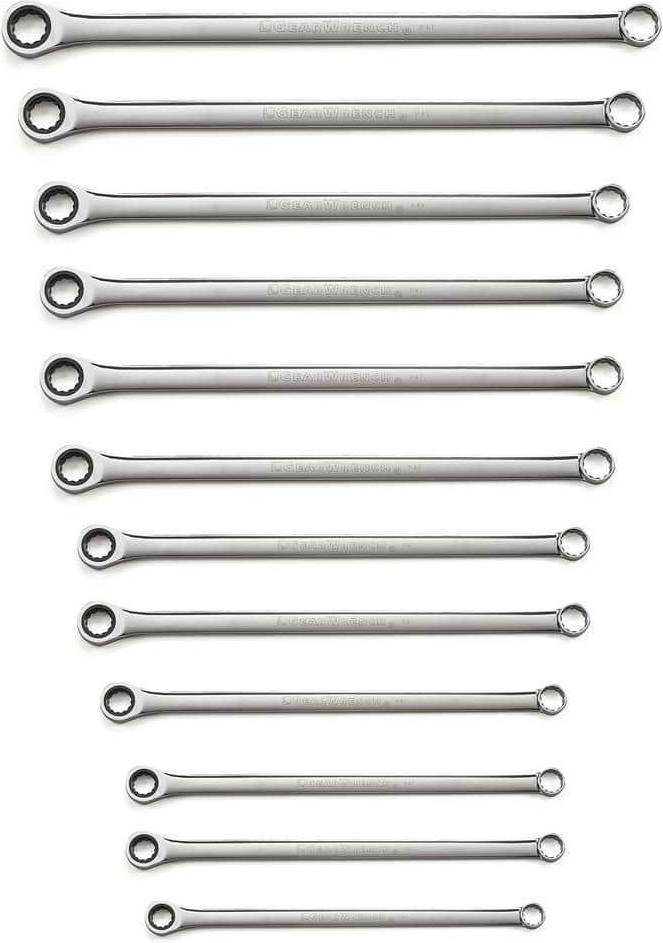 GearWrench 72-Tooth Point Metric XL Double Box Ratcheting Set
