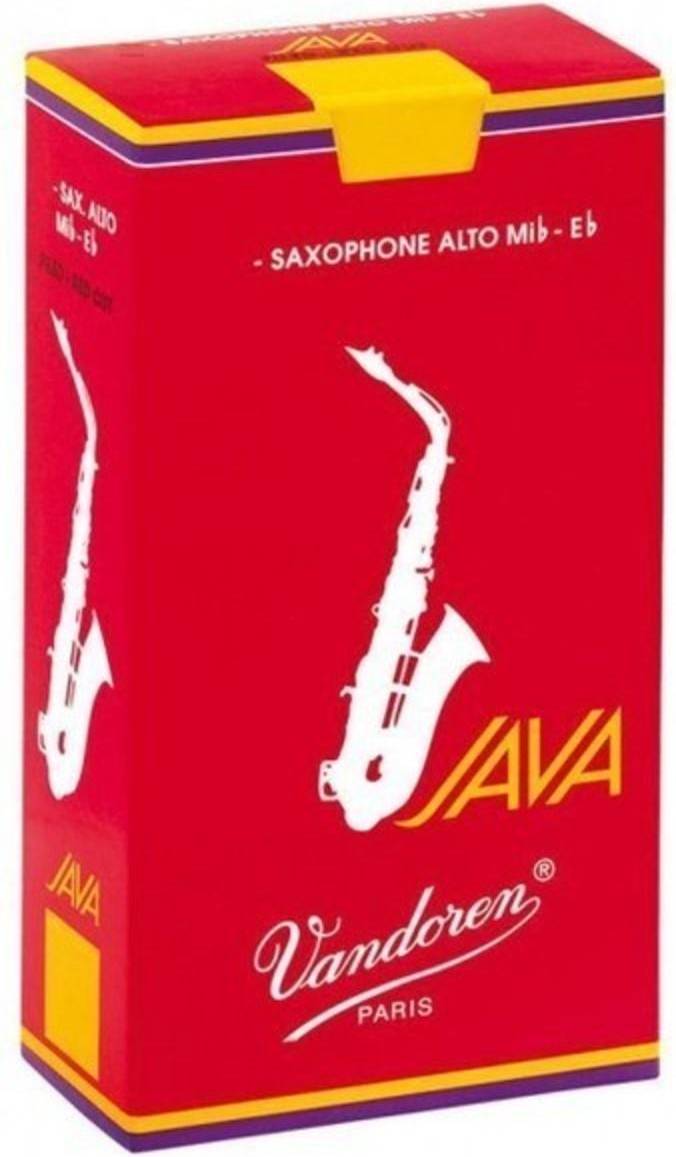 Vandoren Java Red Alto Saxophone Reeds 1.5 10 Pack
