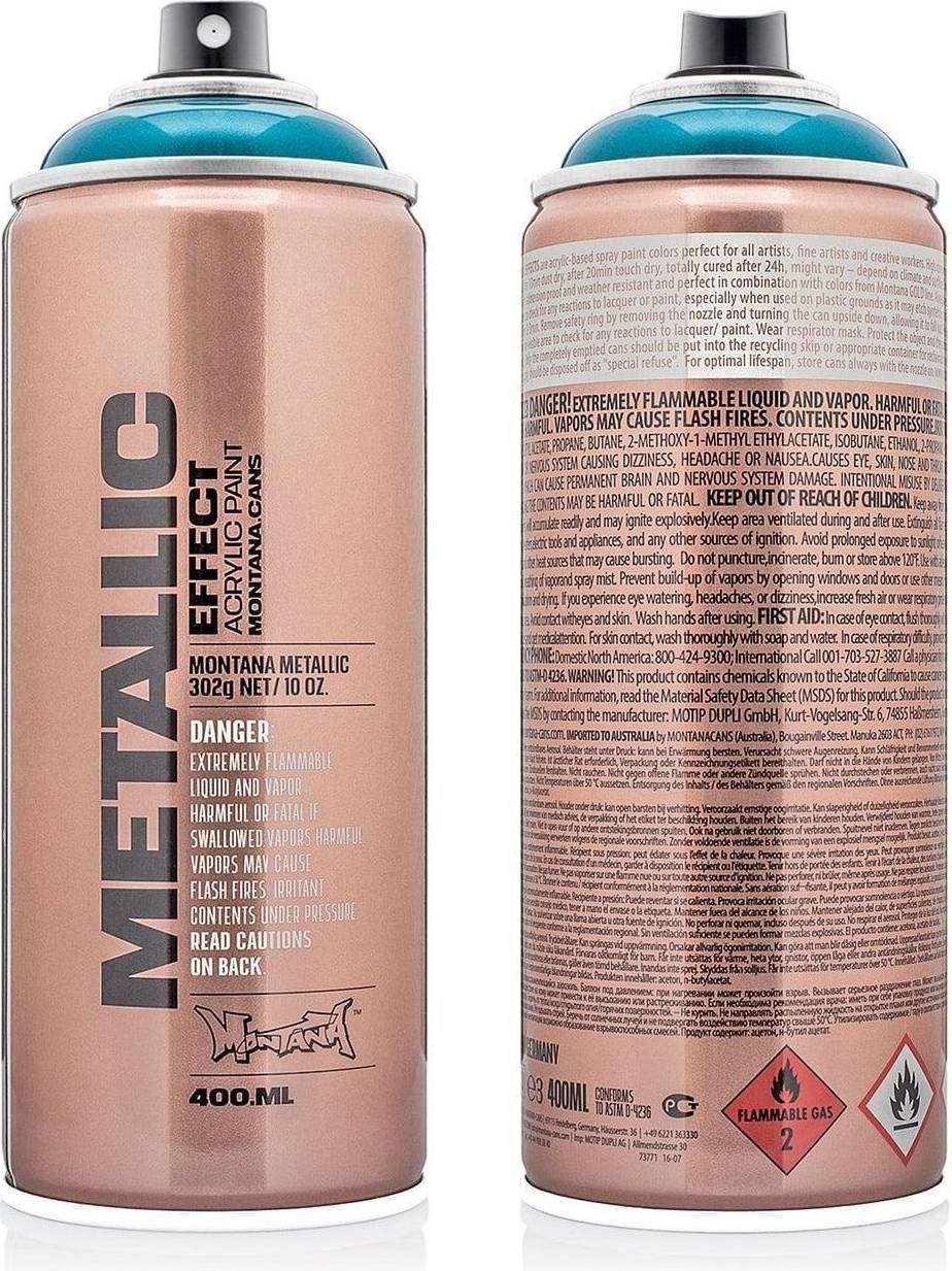 Metallic Sprayfärg 400 ml Svart