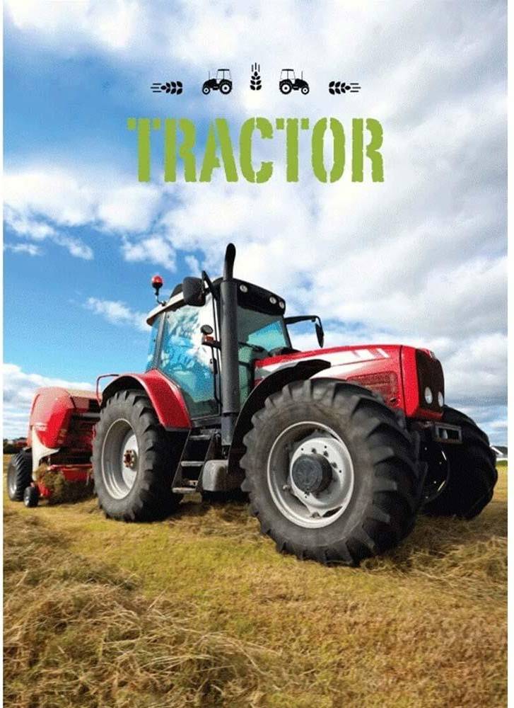 Kinderdeken Rode Tractor 100x140 cm
