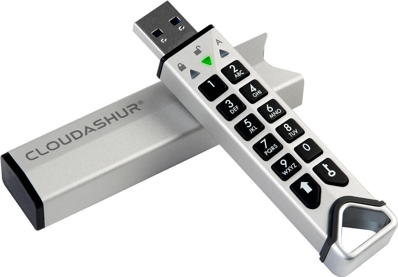 iStorage cloudAshur Hardware Security Module Encryption Key Dust/Water Resistant 5 Factor Authentication IS-EM-CA-256
