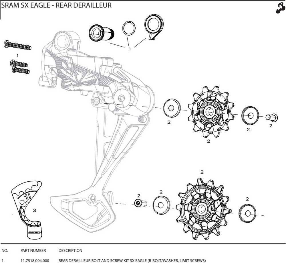 Sram Rear Mech Spare Rear
