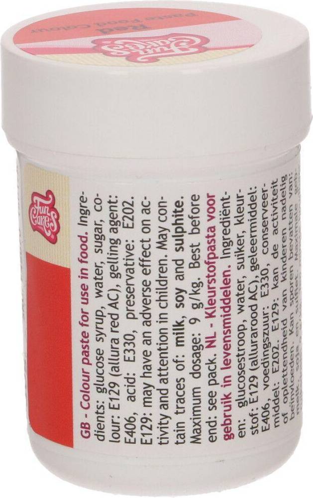 Rød Pastafarve 30g.