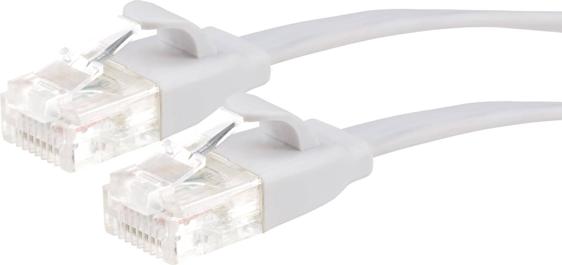 White smart tv Maplin CAT6 RJ45 Ethernet Cable